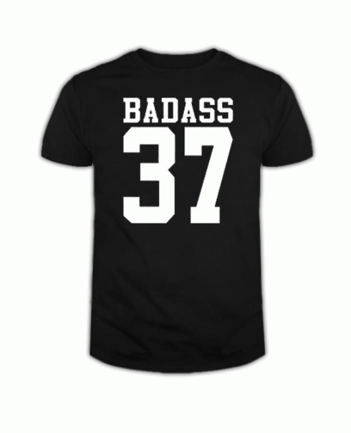 BAD ASS 37 Black T Shirt