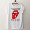 The Rolling Stones 1975 US Tour Band T Shirt