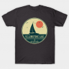 Yellowstone Lake Sailing Design T Shirt