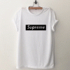 Supreme black logo T Shirt
