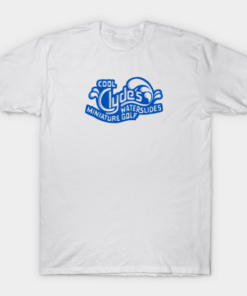 Cool Clyde's Waterslide BLUE T-Shirt T Shirt