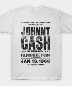 Johnny Cash Concert Tee - Black T Shirt