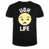 Ugh Life Emoji Printed T Shirt