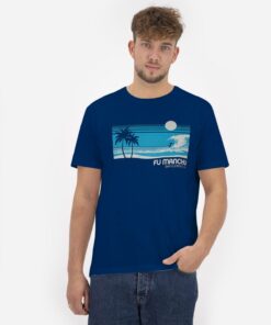 FU-Manchu-San-Clemente-T-Shirt-Blue