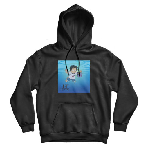 Anime One Piece Monkey D. Luffy Nevermind Album Cover Hoodie